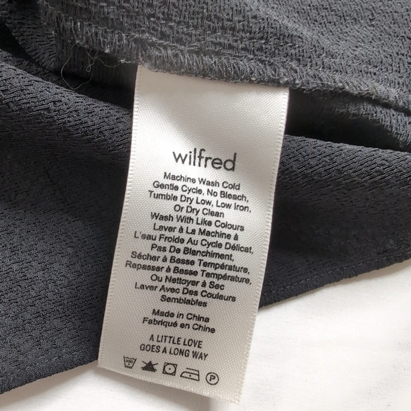 Aritizia Wilfred Macee Peplum Short Sleeve Blouse, size XS - Picture 4 of 6